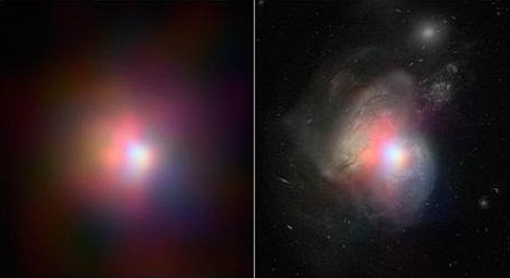 کشف سیاهچاله‌های غول‌پیکر در قلب دو کهکشان