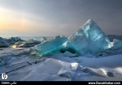 غار یخی زیبا در سیبری