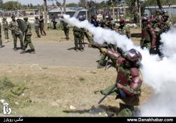درگیری پلیس کنیا با معترضان