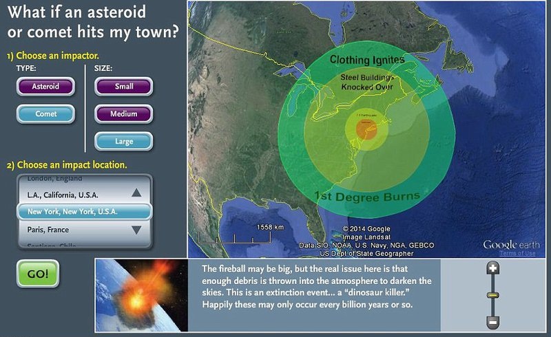 برخورد سیارک با زمین چه خواهد کرد؟ + عکس