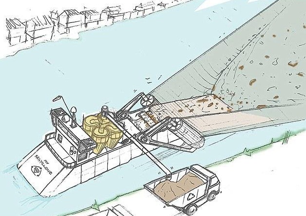 طراحی جاروی رباتیک برای پاکسازی رودخانه‌ها