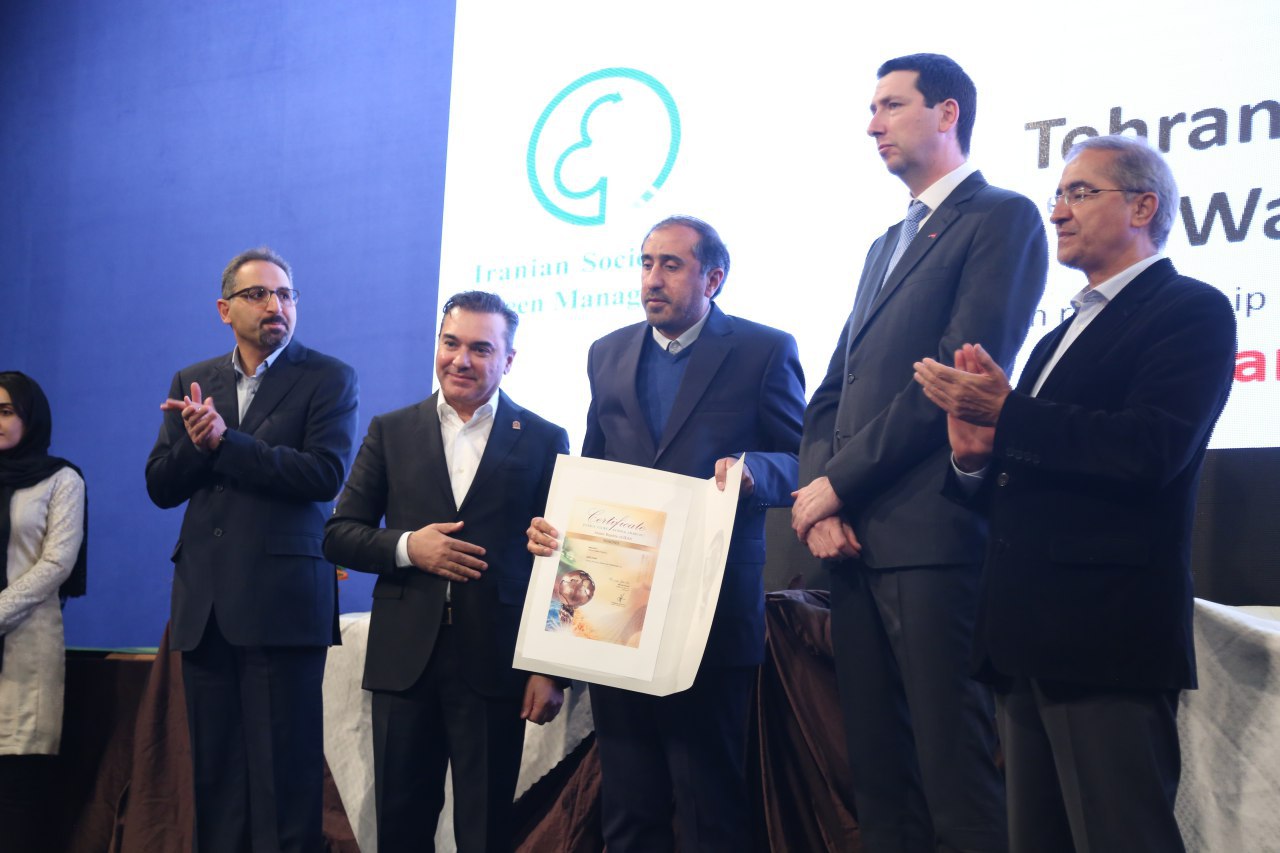 2 جایزه بنیاد جهانی انرژی به آبفای تهران تعلق گرفت