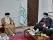 دیدار رییس سازمان عقیدتی سیاسی نیروی انتظامی با آیت الله حسینی بوشهری