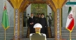 مراسم استقبال رسمی از رئیس جمهور ترکمنستان