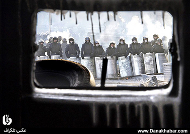 پلیس اوکراین در برابر مخالفان دولت