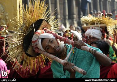 جشنواره آیینی هندوها در کاتماندو نپال
