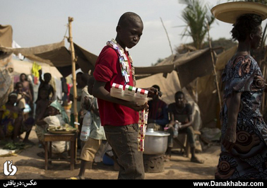 کمپ آوارگان جنگی در جمهوری آفریقای مرکزی
