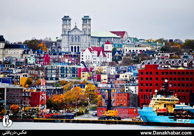 سنت جونز، نیوفاندلند ،کانادا
این بندر درجزیره نیوفاندلند کاناد از جمله رنگی ترین شهرهای آمریکای شمالی محسوب میشود که سرنشینان کشتی ها را در هنگام عبور به وجد می آورد