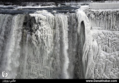 یخ بستن آبشار نیاگارا
