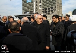 تشییع پیکر مادر وزیر امور خارجه