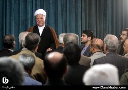 دیدار جمعی از مسوولان آموزش و پرورش و اعضای جامعه خیرین مدرسه‌ساز با هاشمی رفسنجانی