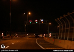 حداکثر سرعت بر روی پل صدر به 70کیلومتر رسید