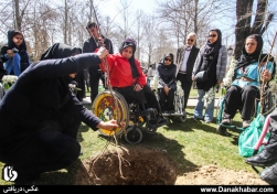 روز درختکاری در پارک ملت