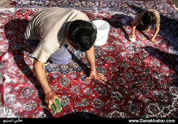 قالی شویی در روزهای پایانی سال 1392