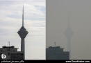 خودتان ببینید؛ مقایسه هوای دیروز و امروز پایتخت