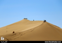کویر ورزنه در بهار - اصفهان