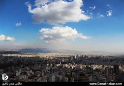 تهران نوروزی از بلندترین نقطه پایتخت چه شکلی است؟