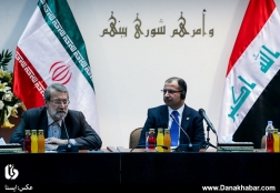 ورود رییس مجلس شورای اسلامی به بغداد و دیدار با رییس مجلس عراق‎
