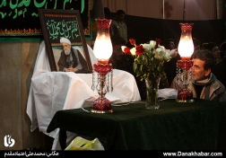 آخرین مجلس روضه آخر ماه صفر حضرت آیت الله مهدوی کنی برگزار شد