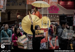 تجمع دموکراسی خواهان در هنگ کنگ