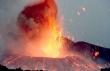 غرش فعال ترین آتشفشان جهان