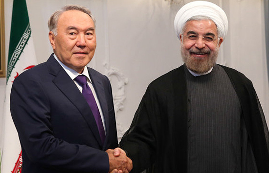 روحانی در دیدار نظربایف: در آستانه حل و فصل مساله هسته ای هستیم