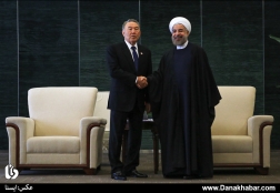 دیدار رییسان جمهوری ایران و قزاقستان