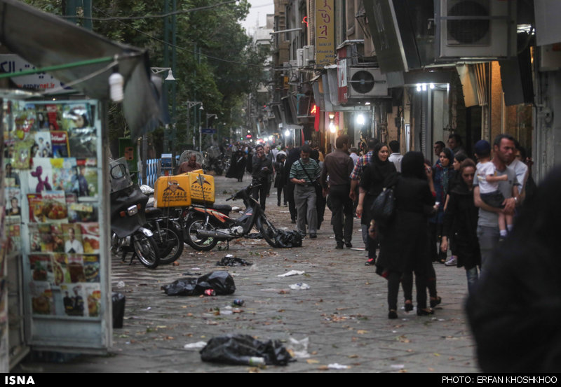نتیجه وقوع توفان در تهران چه بود؟