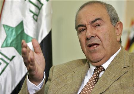 ایاد علاوی نسبت به تجزیه عراق هشدار داد