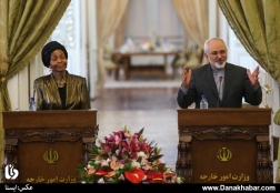 دیدار و نشست مطبوعاتی وزیران خارجه ایران و آفریقای جنوبی
