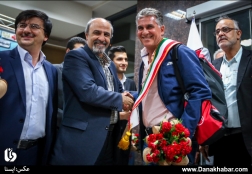 استقبال؛ فرش قرمز زیر پای اعضای تیم ملی
