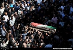 تشییع پیکر مهدی نفر خبرنگار ورزشی