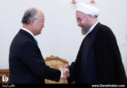 دیدار آمانو با روحانی