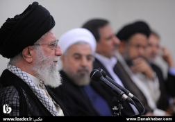 دیدار رییس جمهور و اعضای هیات دولت با مقام معظم رهبری