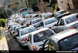ترافیک جاده چالوس در هفته های پایانی تعطیلات