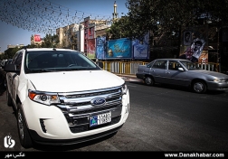 جولان خودروهای پلاک موقت گران قیمت در خیابانها