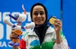 بانوی ایرانی دومین طلای خود را با جابجایی رکورد جهان تصاحب کرد/ ایران با ۳۷ مدال در رده پنجم جدول توزیع مدال‌ها