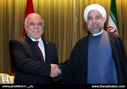 دیدار حسن روحانی با نخست وزیر عراق
