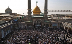تشییع پیکر پاک حضرت آیت الله مهدوی کنی در حرم عبدالعظیم حسنی علیه السلام