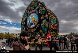 آیین نخل گردانی در روز عاشورا - مهریز یزد