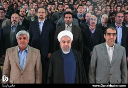 مراسم روز دانشجو با حضور رییس جمهوری در دانشگاه علوم پزشکی ایران