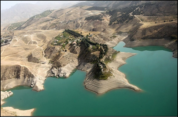 کاهش 8 درصدی حجم آب موجود در مخزن سدهای تهران