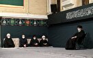 مراسم عزاداری شب شهادت حضرت ‌زهرا سلام‌الله‌علیها با حضور رهبر معظم انقلاب