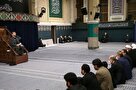 مراسم عزاداری شام شهادت حضرت زهرا سلام‌الله‌علیها با حضور رهبر معظم انقلاب اسلامی