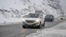 بارش برف در جاده چالوس و آزادراه تهران - شمال