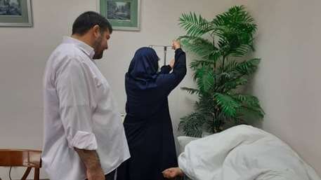 رییس جمعیت هلال احمر از مراکز درمانی ایران در مدینه بازدید بازدید کرد
