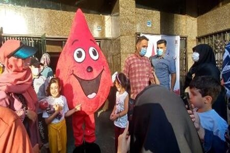 موکب اهدای خون در جشن ۱۰ کیلومتری عید غدیر تهران برپا شد