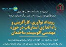  رویداد آشنایی با فرصتهای نوآوری و کارآفرینی